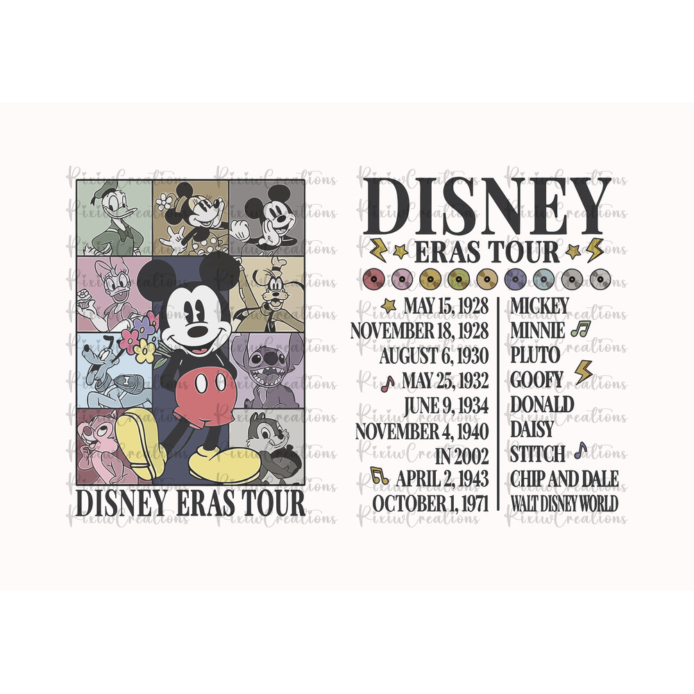 Mouse and Friends Svg, The Eras Tour Mouse and Friends PNG, Mouse And Friends Comfort Color Png, The Eras Tour Svg, Family Vacation Svg.jpg