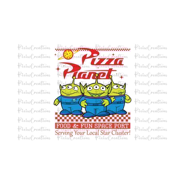 Pizza Planet Png, Pizza Planet Svg, Aliens Svg Png, Foods and Drinks Svg, Pizza Box Party Svg Png, Pizza Restaurant Svg, Digital Download.jpg