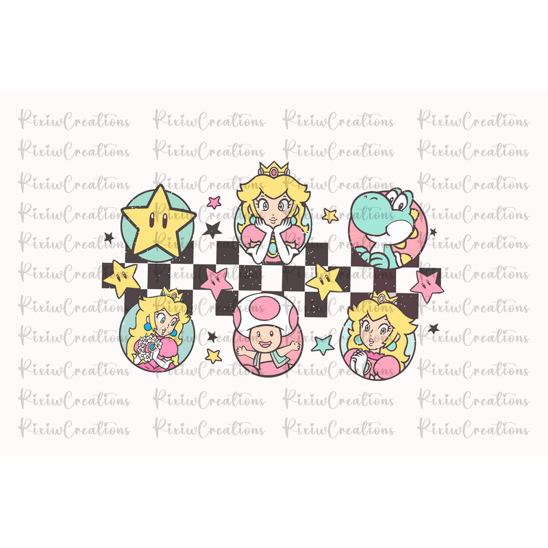 Princess Peach Svg , Princess Peach Png, Design For Shirt, Super Mario SVG, Digital Mario, Super Mario Design Png, Super Mario Svg.jpg