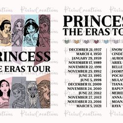 vintage princess svg, the eras tour princess png, princess comfort color png, princess the eras tour svg