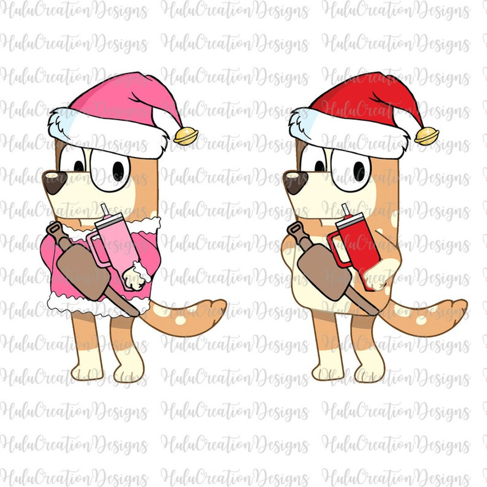 Bundle Blue Dog and Family Png, Pink Christmas Png File, Blue Dog Christmas Png, Christmas Cartoon Png, Xmas Holiday, Christmas Family Shirt.jpg