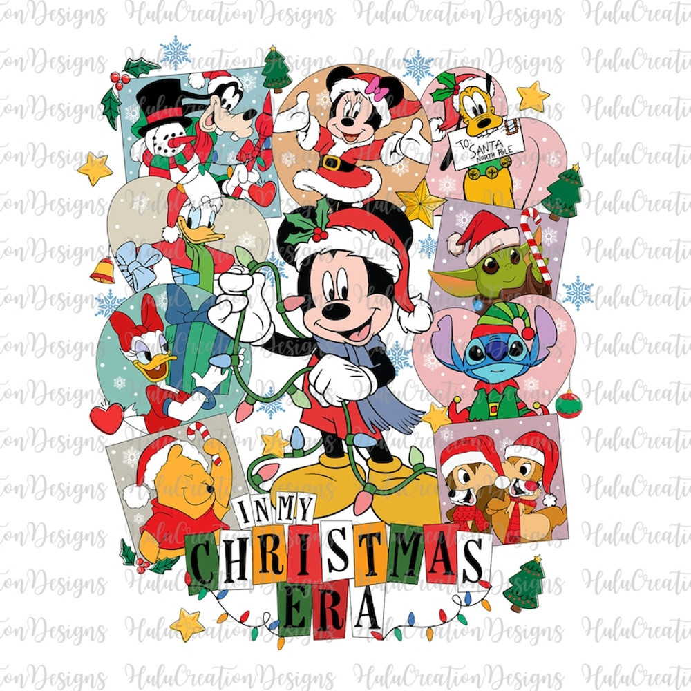 In My Christmas Era Png, Merry Christmas Png, Christmas Character Png, Mouse and Friends, Christmas Friends Png, Holiday Season Png.jpg