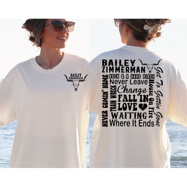 Bailey Zimmerman Svg, Bailey Zimmerman Songs Svg, Zimmerman | Inspire ...