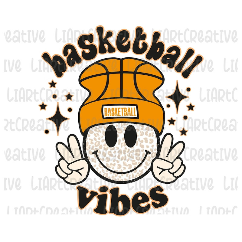 Basketball Vibes Beanie Smile Png, Basketball Smiled Png Sublimation Design, Basketball Happy Face png, Basketball png designs.jpg