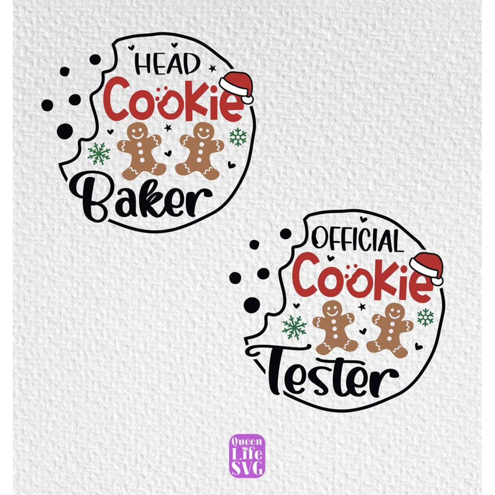 Christmas Cookie Baker Svg, Christmas Cookie Tester Svg, Cookie Tester Svg, Family Christmas Svg, Custom Christmas Gift Svg, Ginger Cookie.jpg