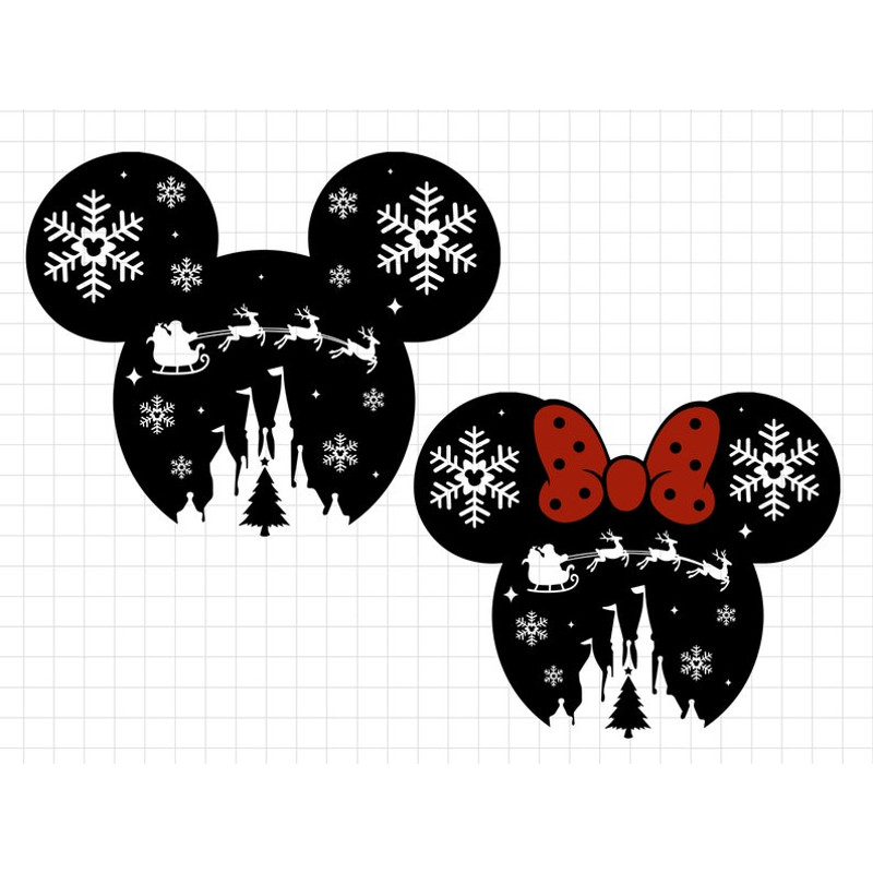 Bundle Merry Christmas Svg, Magic Castle Christmas Svg, Mouse Christmas Svg, Christmas Friend Svg, Christmas Holiday Svg Png Files Cricut.jpg