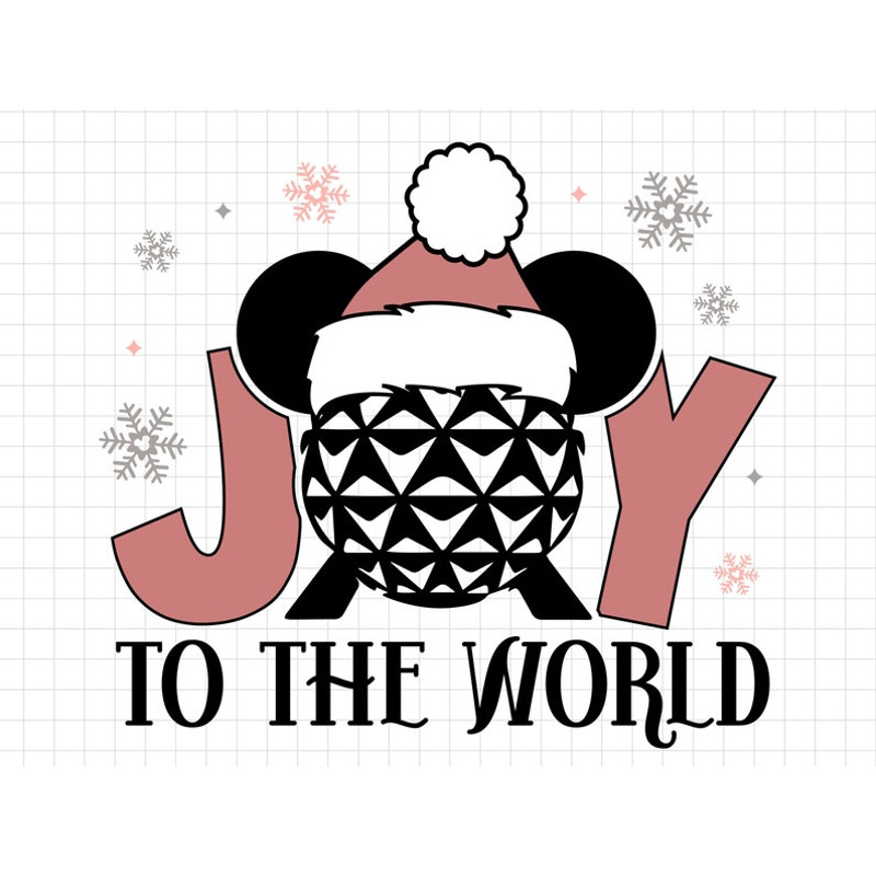 Joy To The World Svg, Magic Castle Christmas Svg Png, Mouse Christmas Svg, Family Vacation Svg, Christmas Frie.jpg
