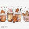 Christmas Coffee Latte PNG File, Gingerbread Coffee Cup Sublimation, Gingerbread House, Christmas Coffee Lover, Xmas PNG Digital Download.jpg