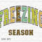 Freezing Season PNG File, Winter png, Retro Merry Christmas Sublimation, Hello Winter png, Christmas Season png.jpg