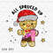 Glitter Gingerbread PNG File, All Spruced up png, Retro Merry Christmas Sublimation, Stanley Tumbler Belt Bag Design, Christmas Season PNG.jpg