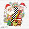 Merry Christmas PNG File, Retro Christmas Sublimation, Retro Santa, Christmas Ball, Lighting Bolt Design, Instant Digital Download 1.jpg