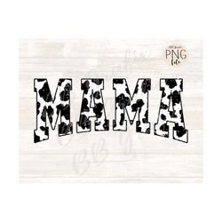 digital png file mama leopard cow print clip art printable waterslide t-shirt sublimation design instant download