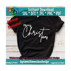 merry christmas svg, merry and bright svg, christ mas svg, christmas shirt, xmas svg dxf png jpg printable vector clipart cut print file