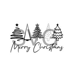 merry christmas tree svg. christmas shirt svg. merry and bright svg. tier tray decor. modern christmas svg. simple christmas svg.