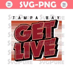 Tampa Bay Get Live Football SVG