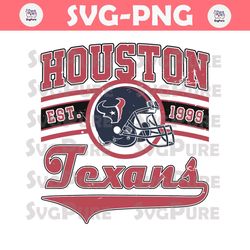Houston Texans Football Est 1999 SVG