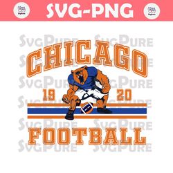 Vintage Chicago Bears Football Svg Digital Download