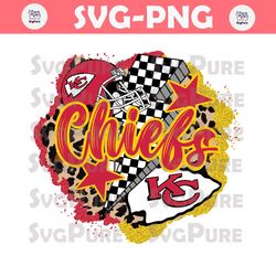Chiefs Football Logo Helmet Lightning Svg