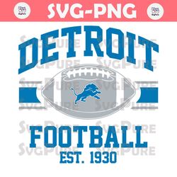 Football Detroit Lions Digital Download Svg