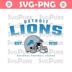 Detroit Lions National Football League Svg
