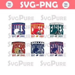 National Football League Team Logo SVG Bundle