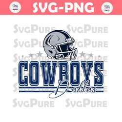 Dallas Cowboys Helmet Star SVG Digital Download