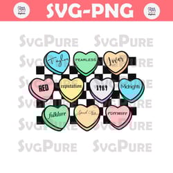 taylors albums swiftie valentine svg