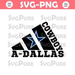 Logo Adidas Dallas Cowboys SVG Digital Download