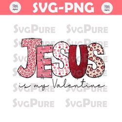 Groovy Jesus Is My Valentine PNG