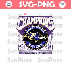 AFC Champions 2023 Baltimore Ravens Won Not Done Svg