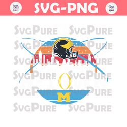 Michigan Football Launched Into H Town SVG