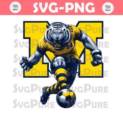 Vintage University of Michigan Wolverines Football PNG