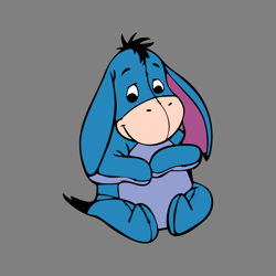baby eeyore svg digital download files
