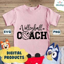 Volleyball Coach SVG, Volleyball Coach Gift Ideas Svg, Volleyball Players Svg, Volleyball Team Svg, Cut Files for Cricut