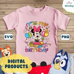 its my birthday minnie mouse disney svg