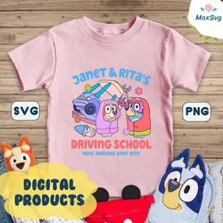 Funny Janet And Rita Driving School SVG