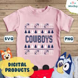 Cowboys Football Christmas SVG Digital Download