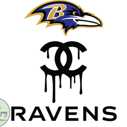 Baltimore Ravens PNG, Chanel NFL PNG, Football Team PNG,  NFL Teams PNG ,  NFL Logo Design 34
