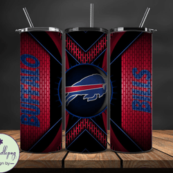 Buffalo Bills Tumbler Wrap, NFL Logo Tumbler Png, NFL Design Png-96