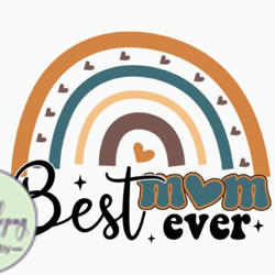 Best Mom Ever Retro Mothers Day SVG Design 387