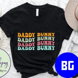 daddy bunny - retro easter svg design 053