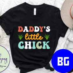 daddys little chick - retro easter svg design 054