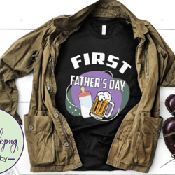 first fathers day beer lover design 70