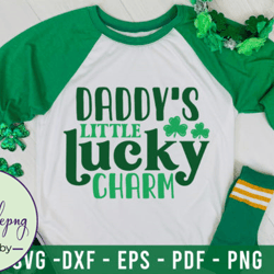 daddy s little lucky charm svg design 31