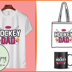 Hockey Dad Day T-shirt Design. Design 118