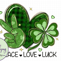 peace love luck png design 26