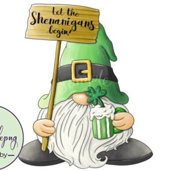 shenanigans gnome st patricks day art design 41