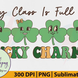 teacher st patricks day png sublimation design 78