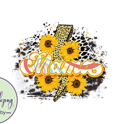mama sunflower leopard png mothers day design 58