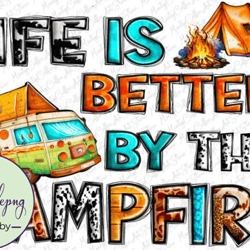 campfire sublimation, camp png, western design 57